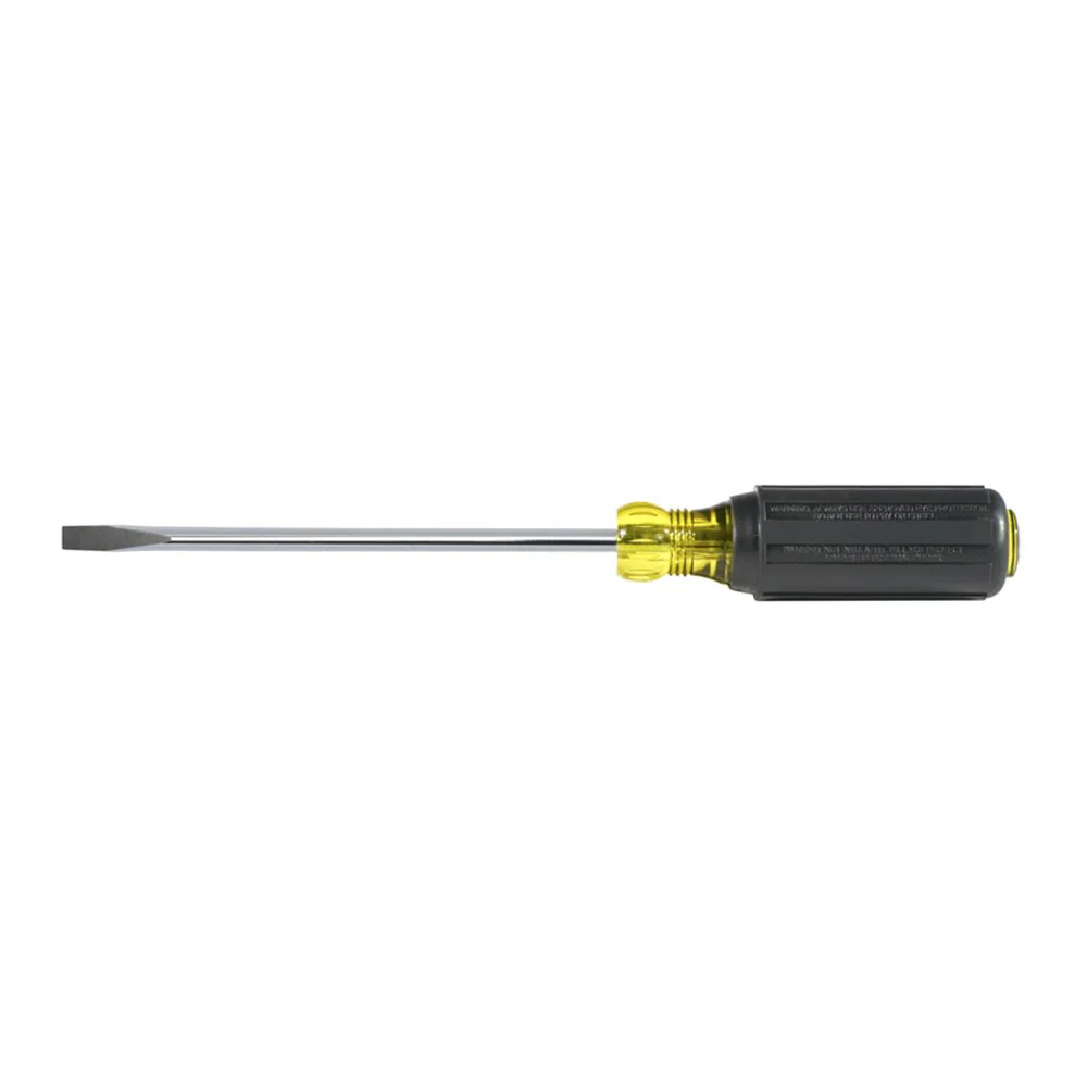 Klein Tools 605-6, 1/4-Inch Cabinet Tip Screwdriver, Heavy Duty, 6-Inch - Image 3