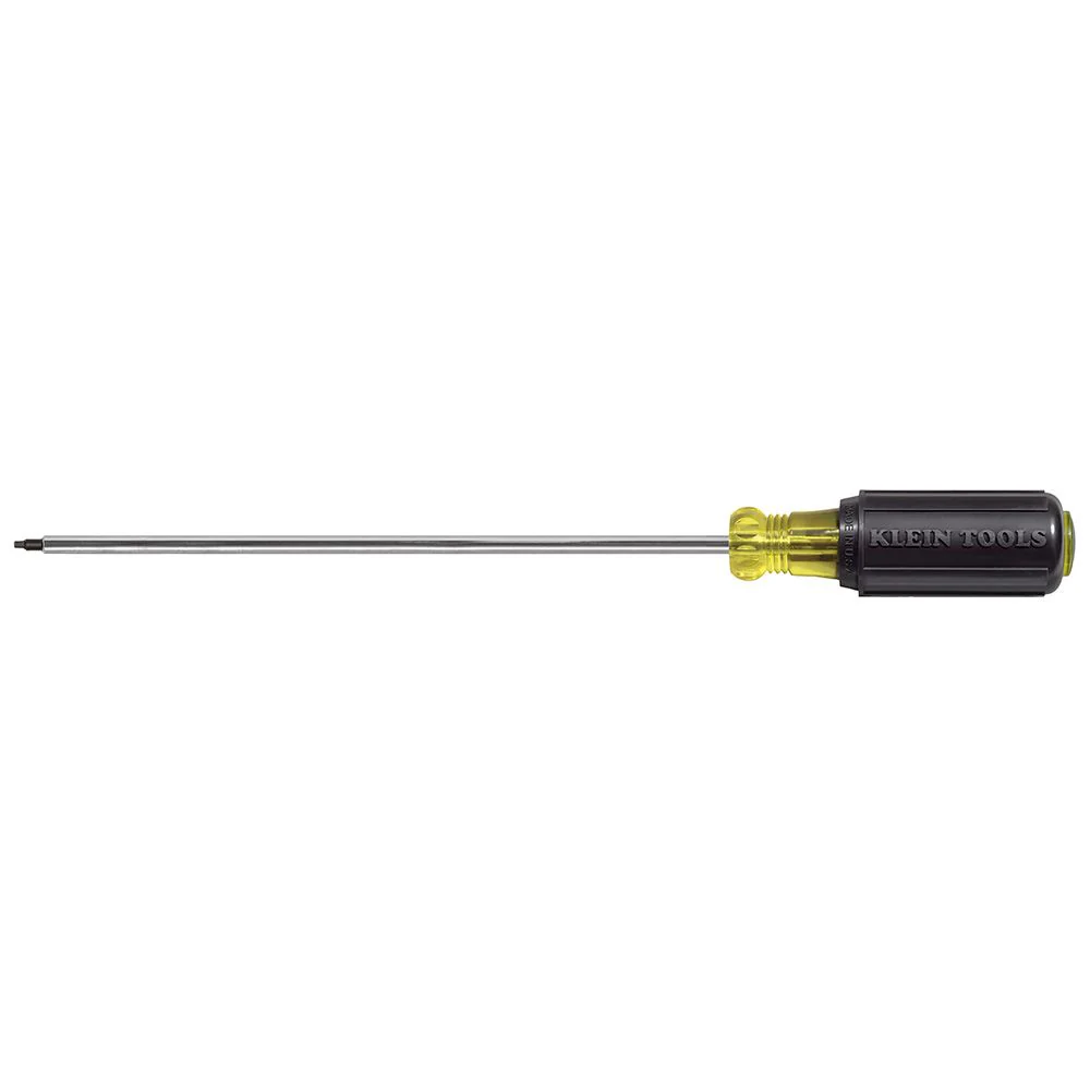 Klein Tools 665, #1 Square Recess Screwdriver 8-Inch Shank