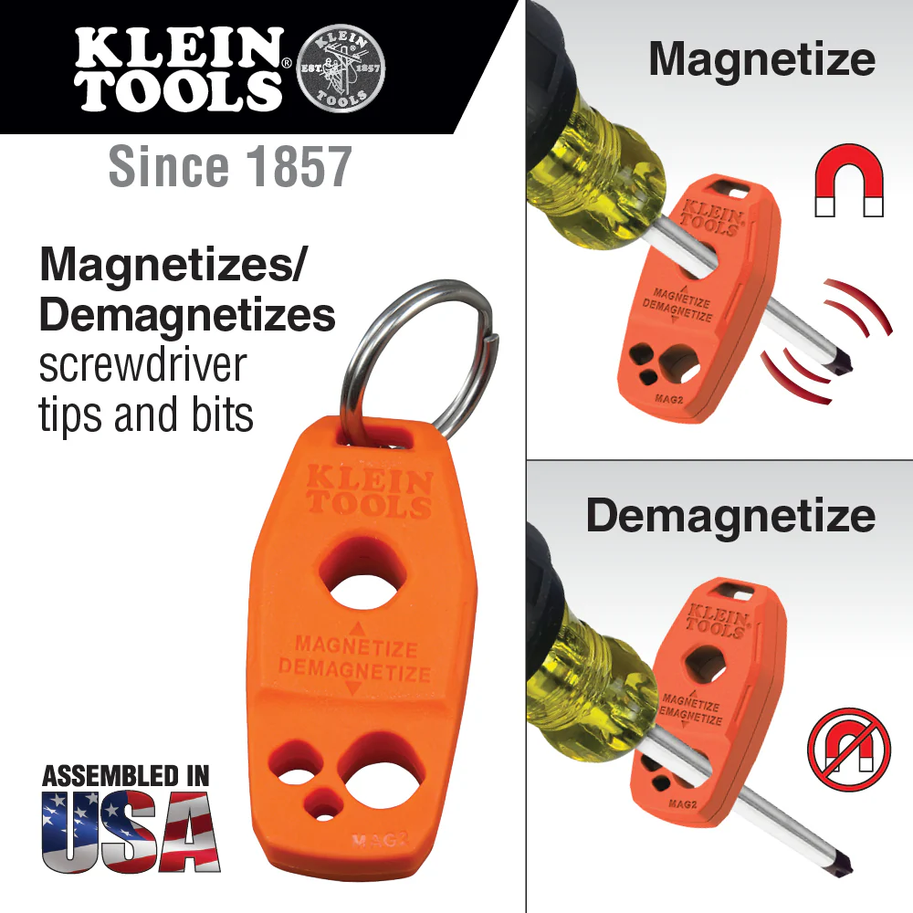 Klein Tools 85077INSR, Insulated Screwdriver Set Plus Magnetizer, 7-Piece - Image 2