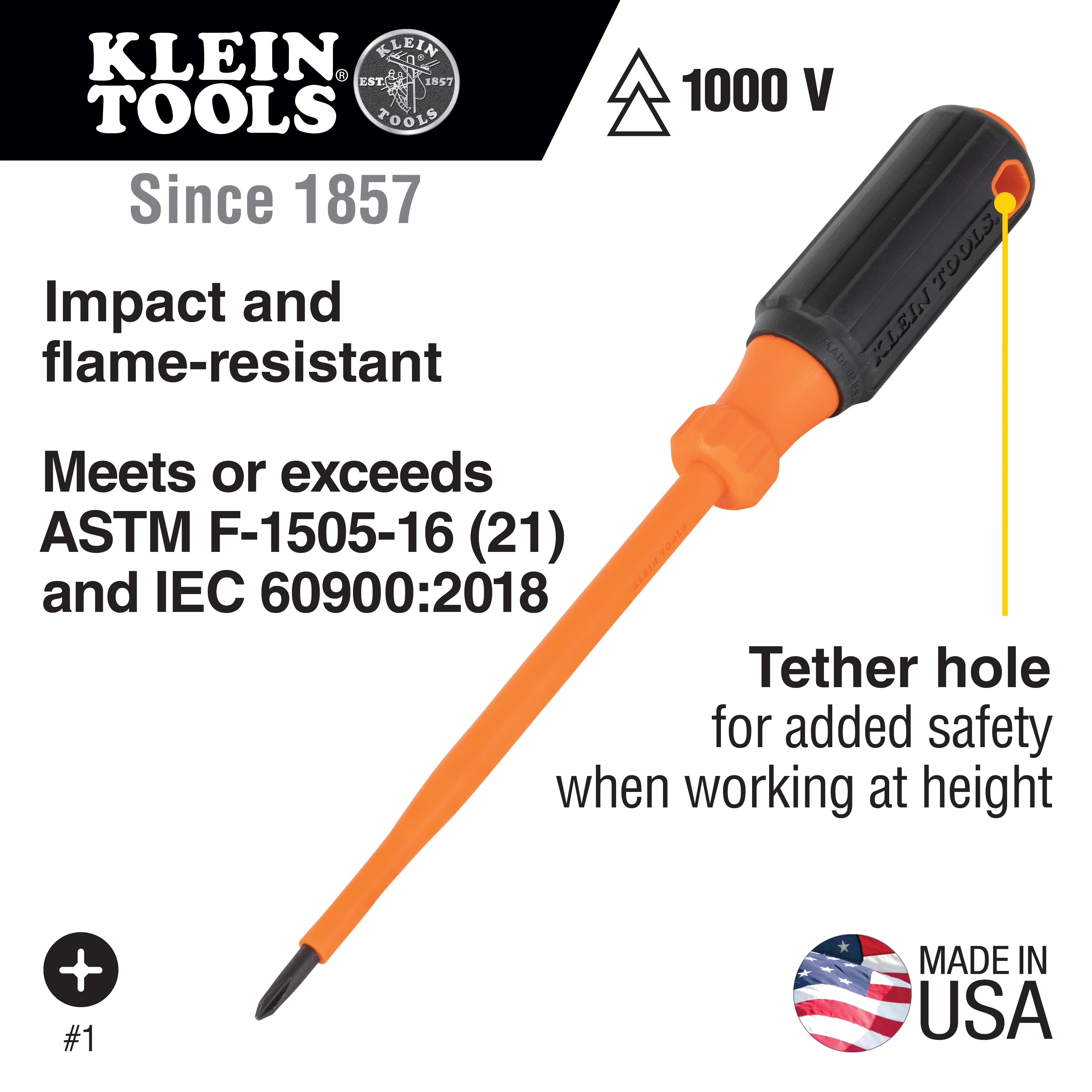 Klein Tools 85077INSR, Insulated Screwdriver Set Plus Magnetizer, 7-Piece - Image 3