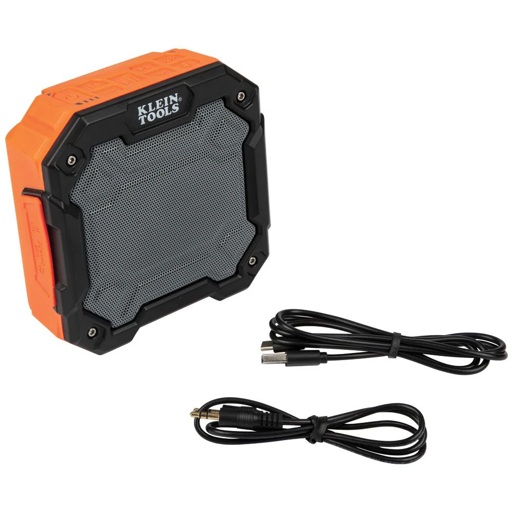 Klein Tools AEPJS3, Bluetooth® Jobsite Speaker with Magnet and Hook - Image 10