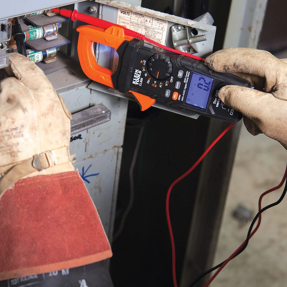 Klein Tools CL800, Digital Clamp Meter, AC Auto-Range TRMS, Low Impedance (LoZ), Auto Off - Image 2