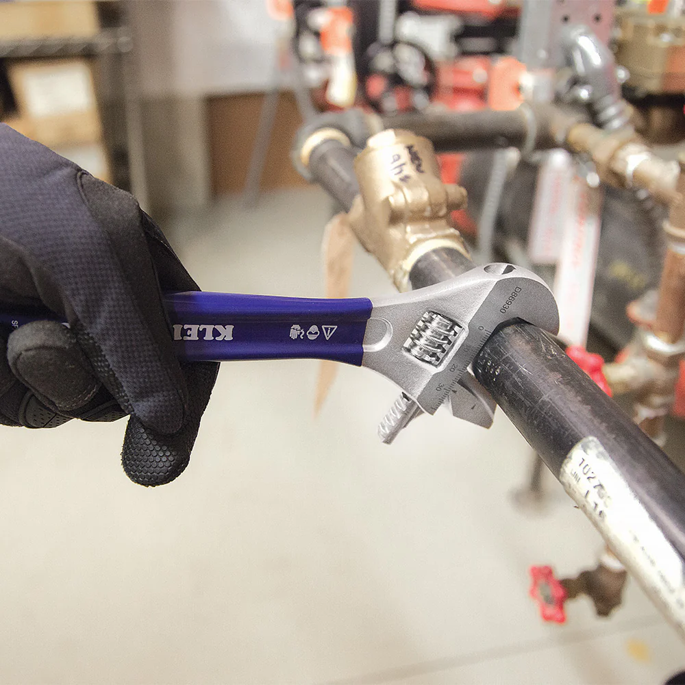 Klein Tools D86930, Reversible Jaw/Adjustable Pipe Wrench, 10-Inch - Image 4