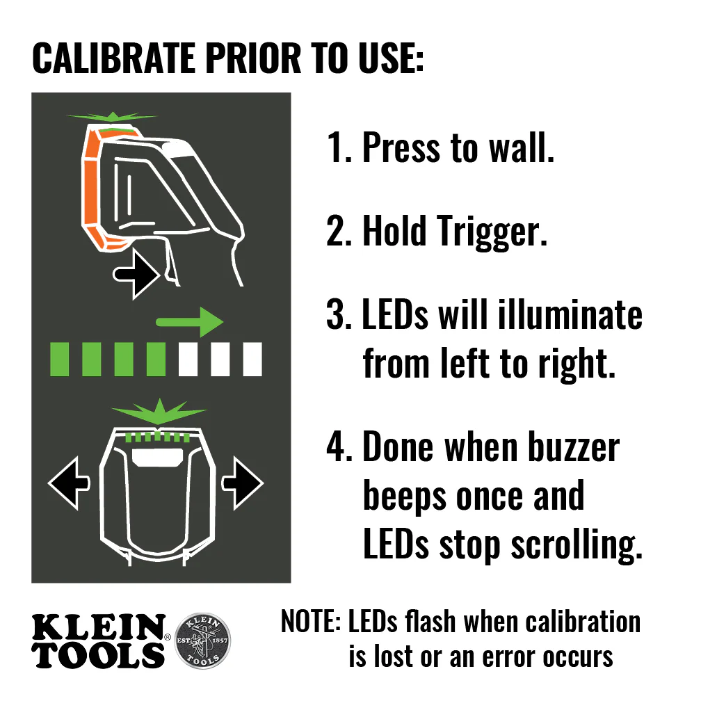 Klein Tools ESF100, Electronic Stud Finder - Image 6