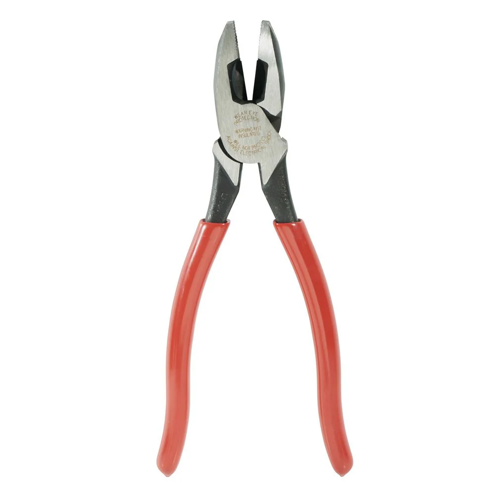 Klein Tools HD2000-9NE, Heavy-Duty Lineman’s Pliers, Thicker-Dipped Handle - Image 3