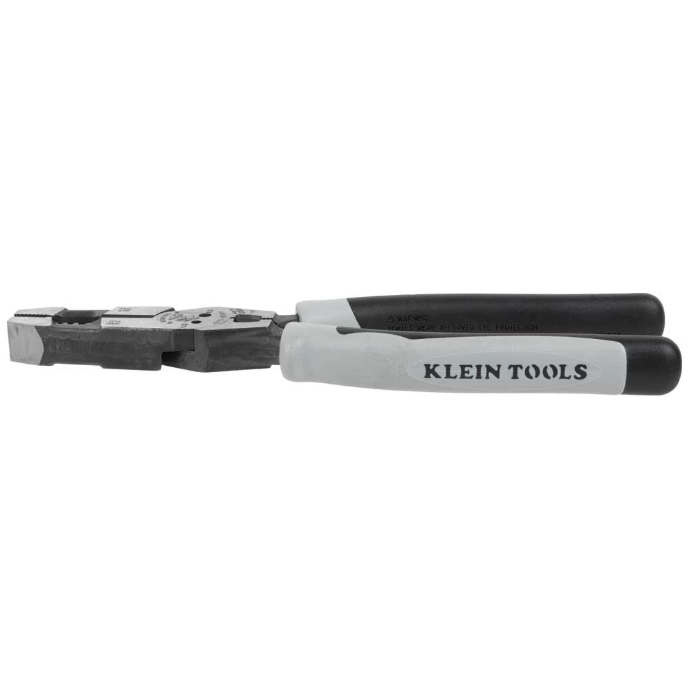 Klein Tools J2159CRTP, Hybrid Pliers with Crimper, Fish Tape Puller and Wire Stripper - Image 11