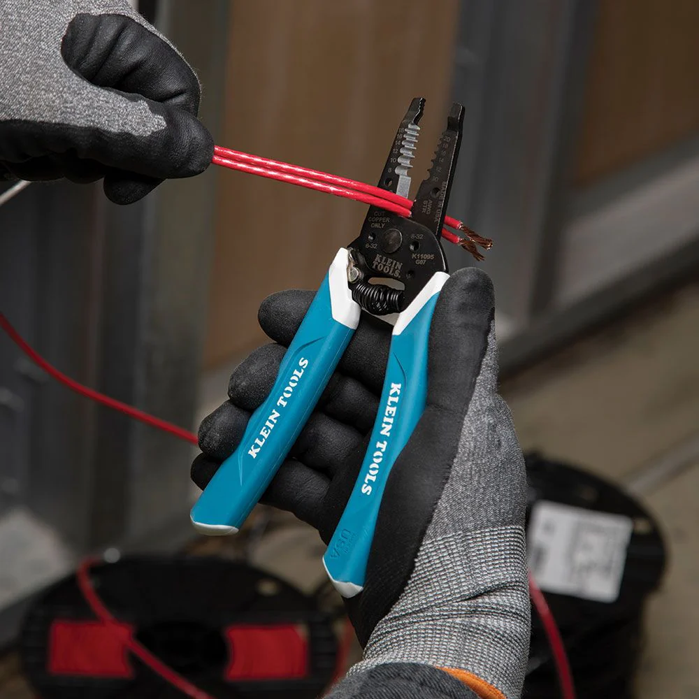 Klein Tools K11095, Klein-Kurve® Wire Stripper / Cutter, 8-20 AWG - Image 4