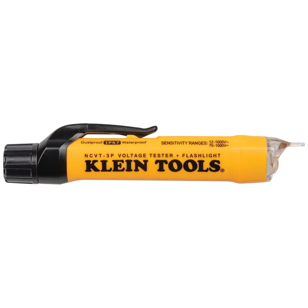Klein Tools NCVT3P, Dual Range Non-Contact Voltage Tester with Flashlight, 12 - 1000V AC - Image 3