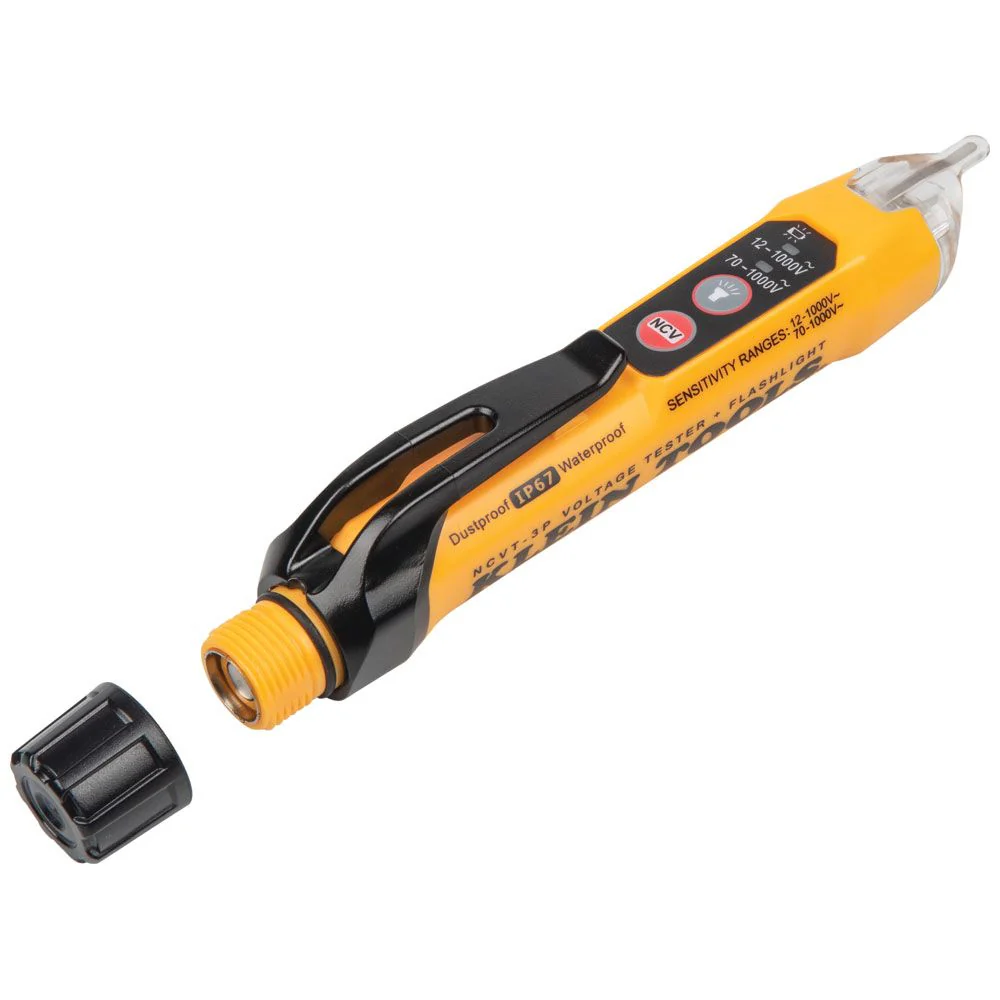 Klein Tools NCVT3P, Dual Range Non-Contact Voltage Tester with Flashlight, 12 - 1000V AC - Image 4