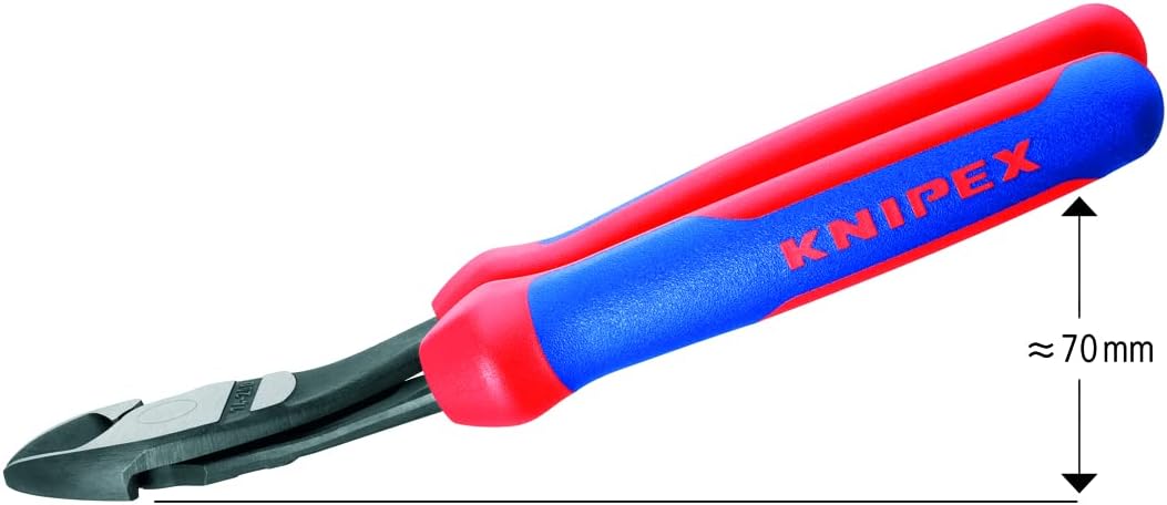 Knipex 74 02 200 SBA, Comfort Grip High Leverage Diagonal Cutters 8" - Image 3