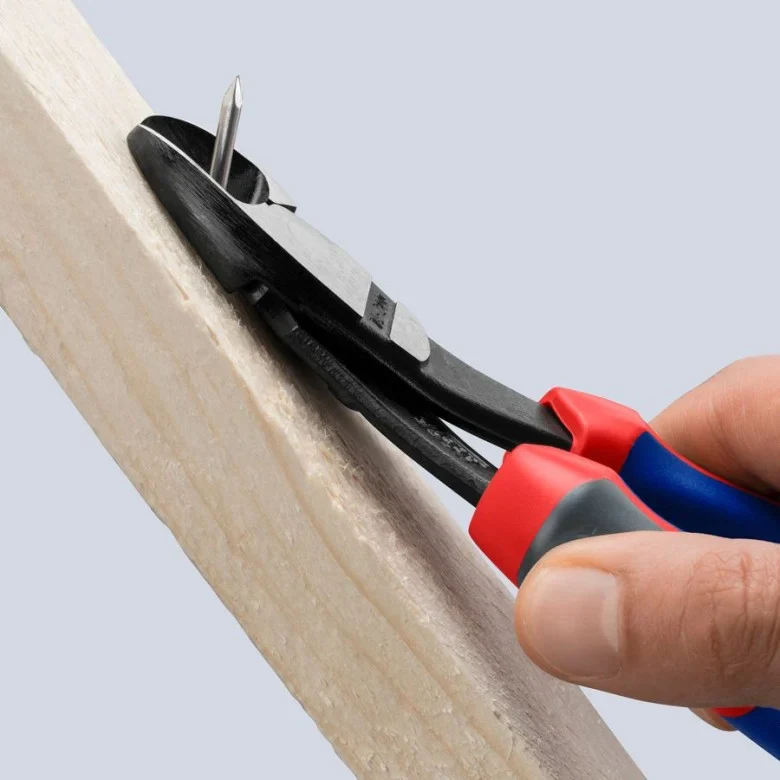 Knipex 74 22 200 SBA, 8 in. High-Leverage 12-Degree Angled Diagonal Side Cutting Pliers - Image 11
