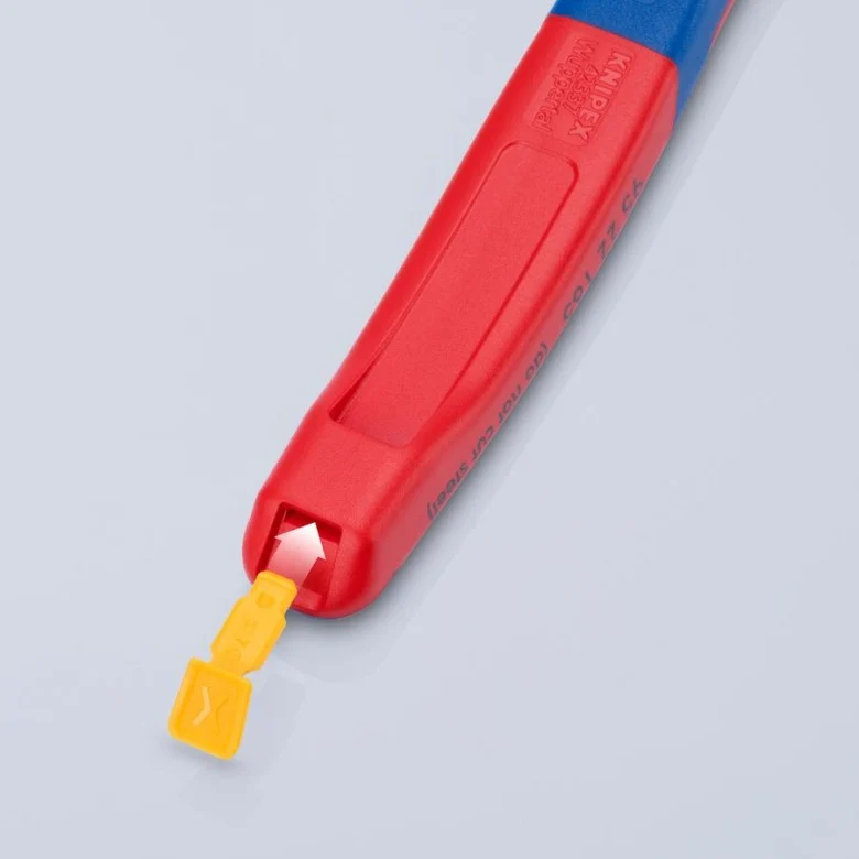 Knipex 74 22 200 SBA, 8 in. High-Leverage 12-Degree Angled Diagonal Side Cutting Pliers - Image 5