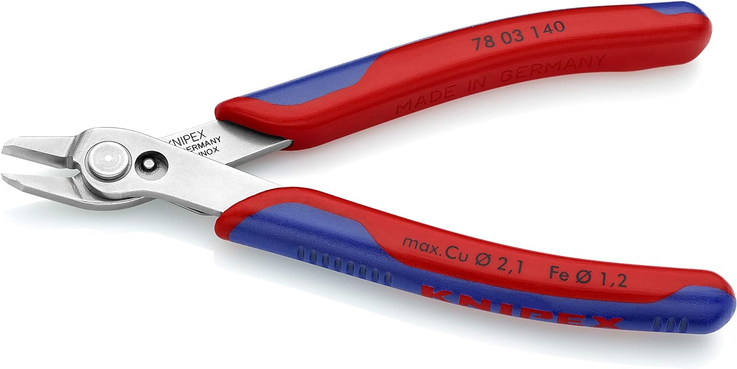 Knipex 78 03 140 SBA, Electronics Super-Knips Comfort Grip 5.5-Inch