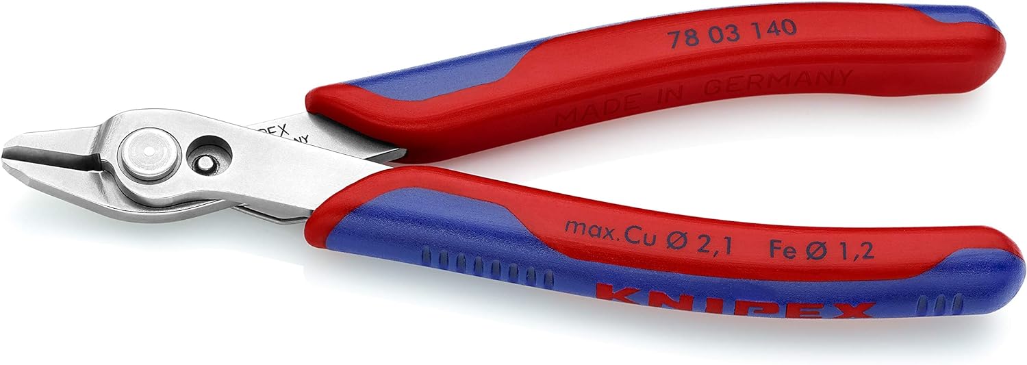 Knipex 78 03 140 SBA, Electronics Super-Knips Comfort Grip 5.5-Inch - Image 2