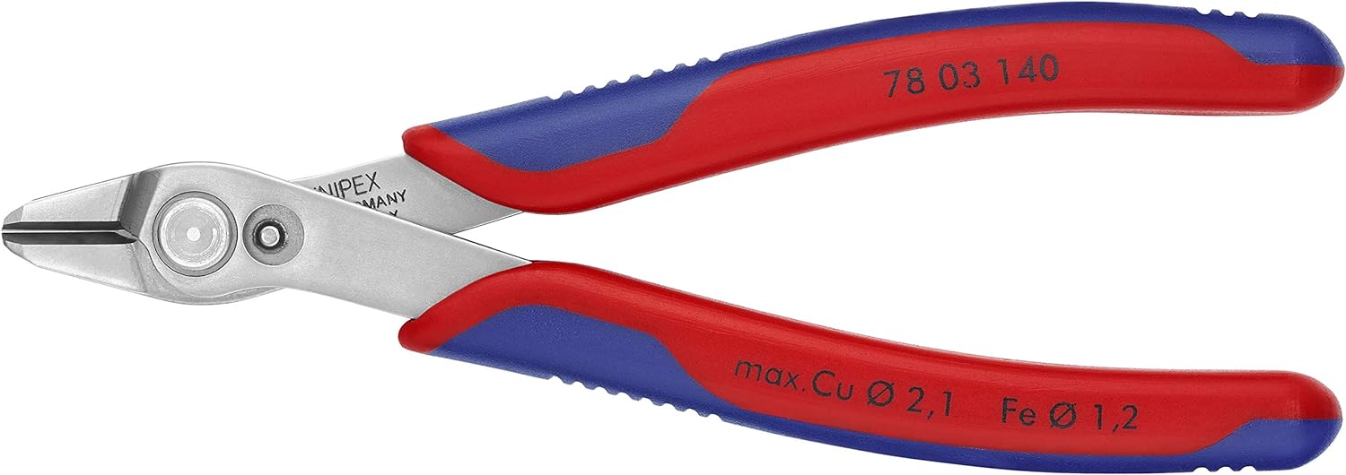 Knipex 78 03 140 SBA, Electronics Super-Knips Comfort Grip 5.5-Inch - Image 3
