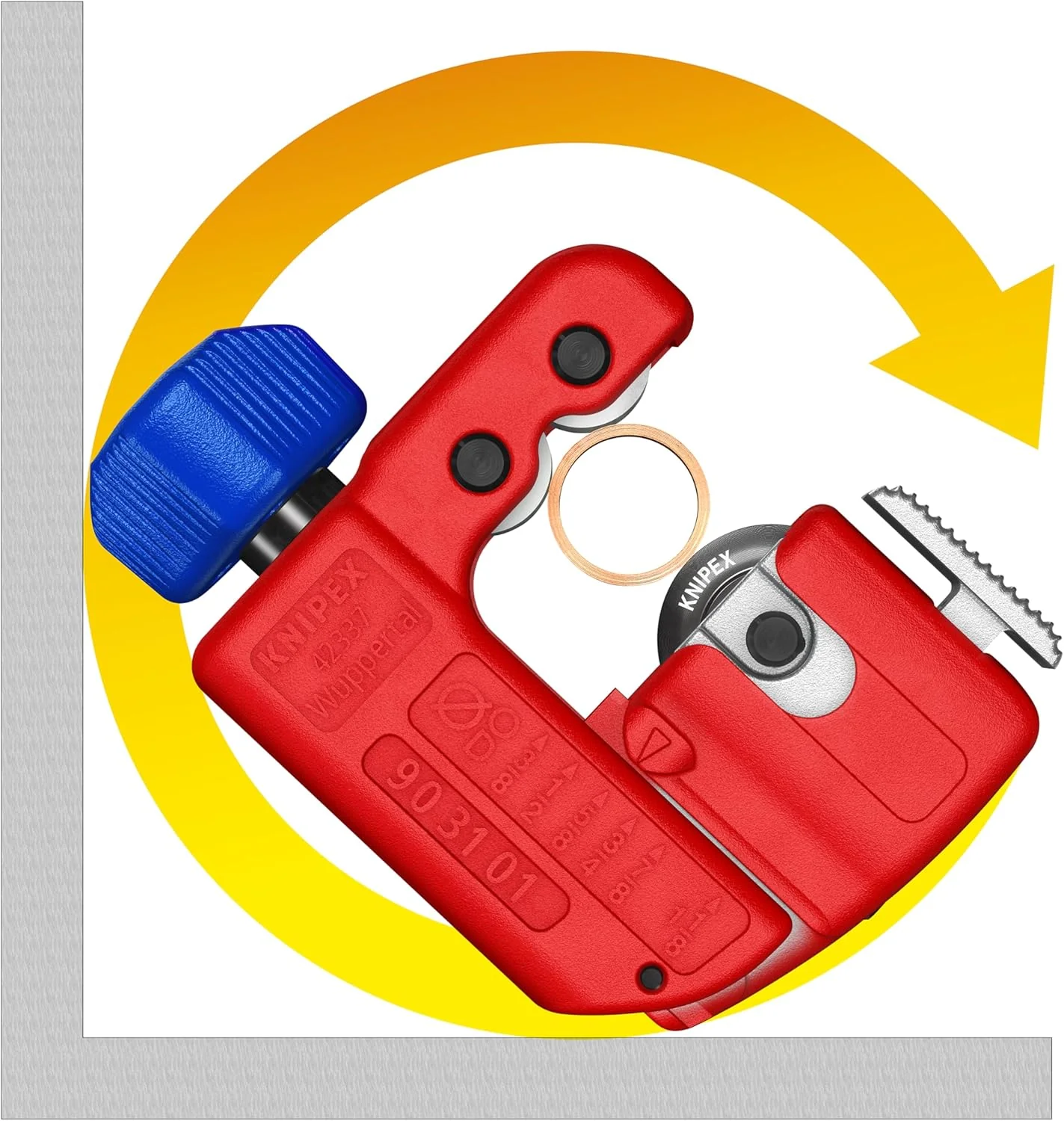 Knipex 90 31 01 SBA, 3" TubiX® S Pipe Cutter - Image 7
