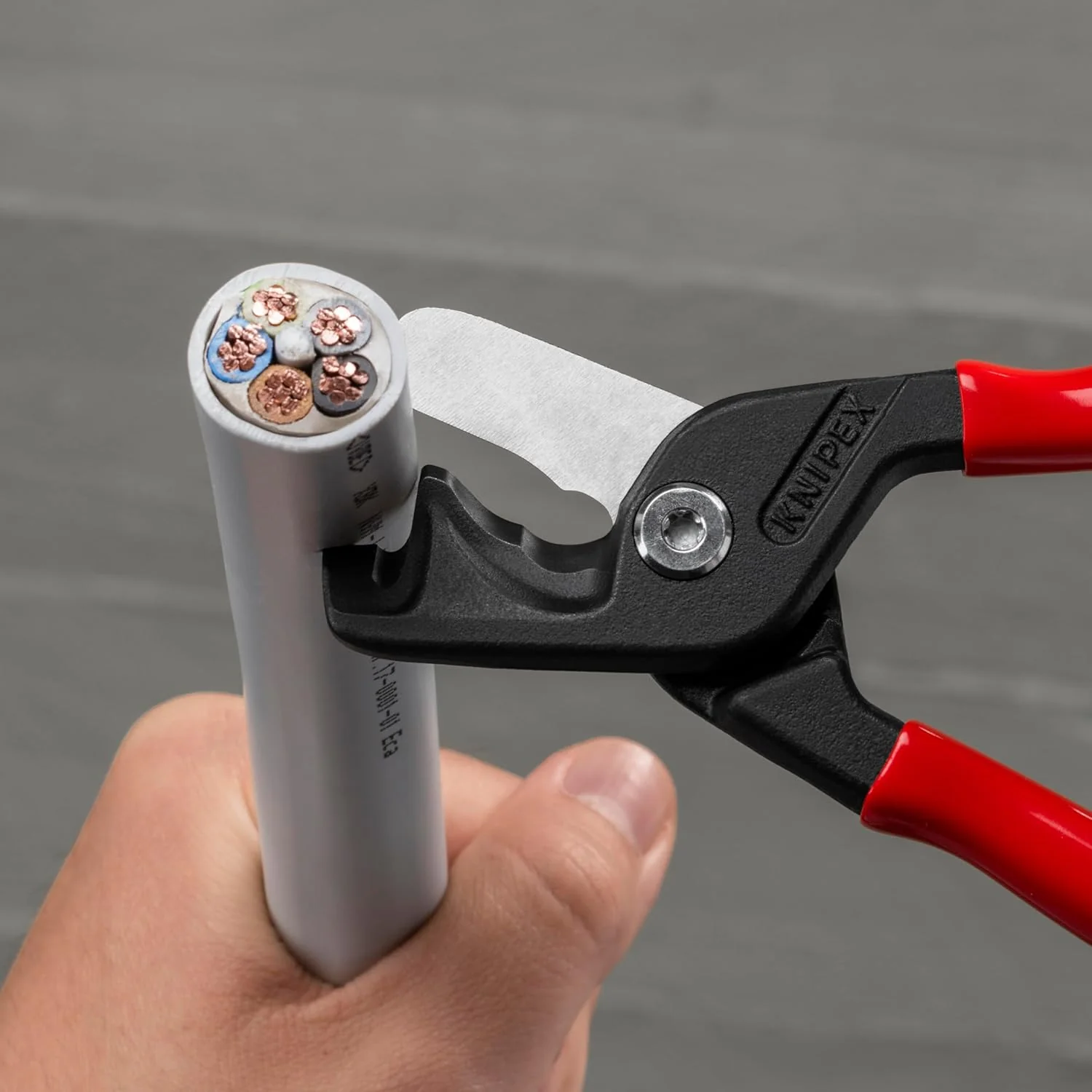 KNIPEX 95 11 225 SBA, 9" StepCut® XL Cable Shears - Image 7