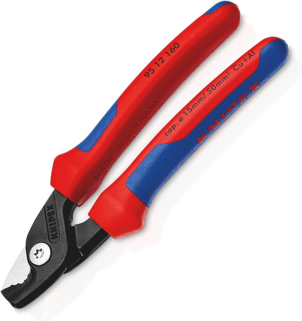 Knipex 95 12 160 SBA, 6 1/4" StepCut Cable Shears - Image 3