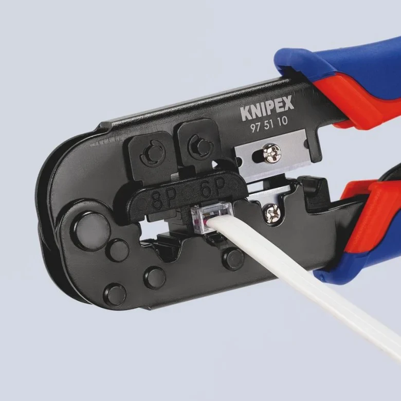 Knipex 97 51 10, Crimping Pliers for Western Plugs - Image 6