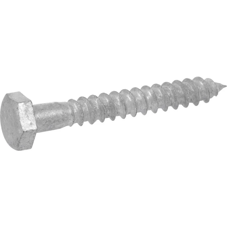 Lag Bolt Hot-Dip Galvanized Steel 1/2" X 8"