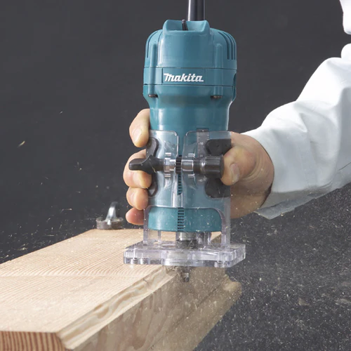 Makita 3709X, 1/4" Laminate Trimmer w/Aluminum Case - Image 3