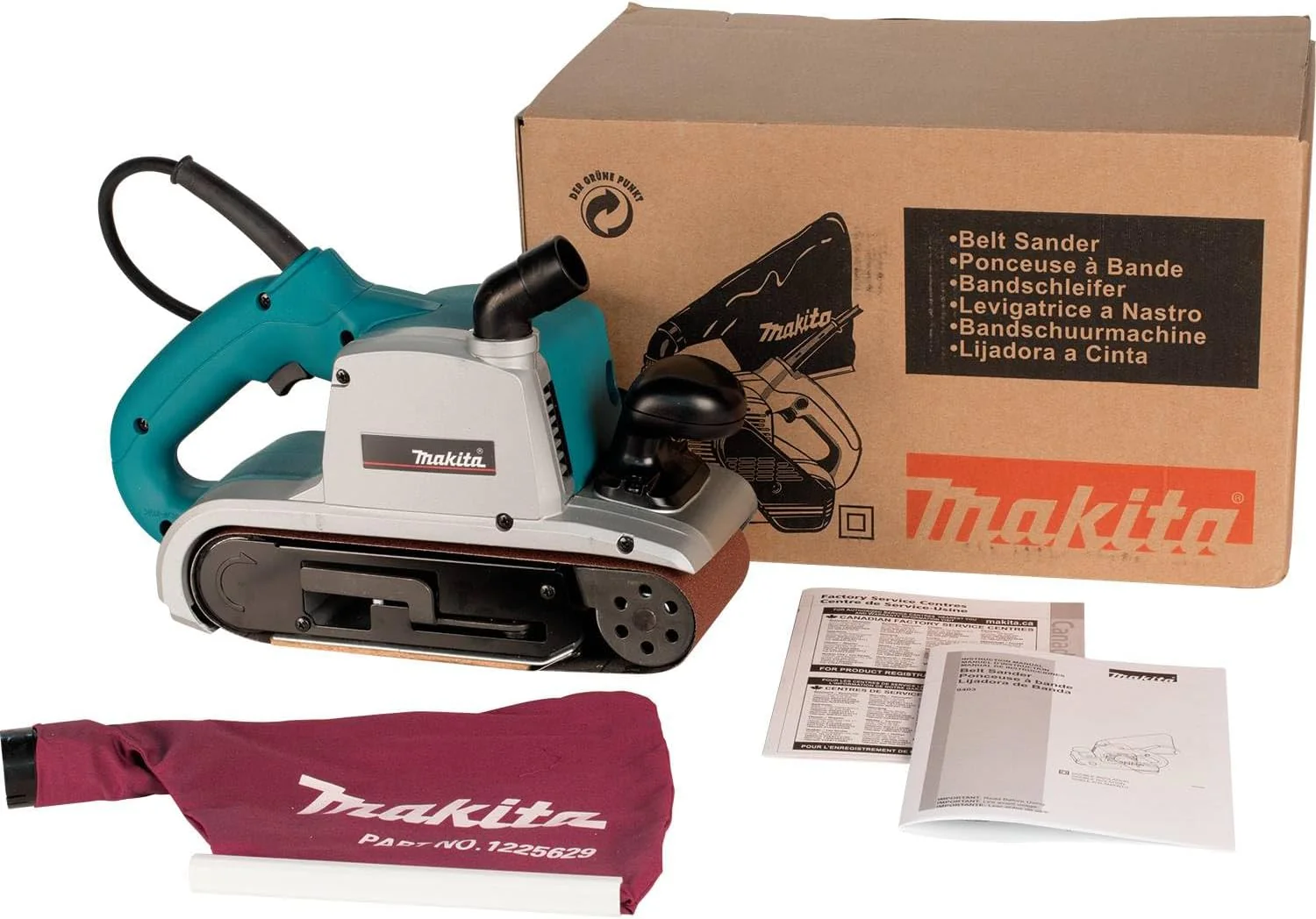 Makita 9403, 4" X 24" Belt Sander - Image 5