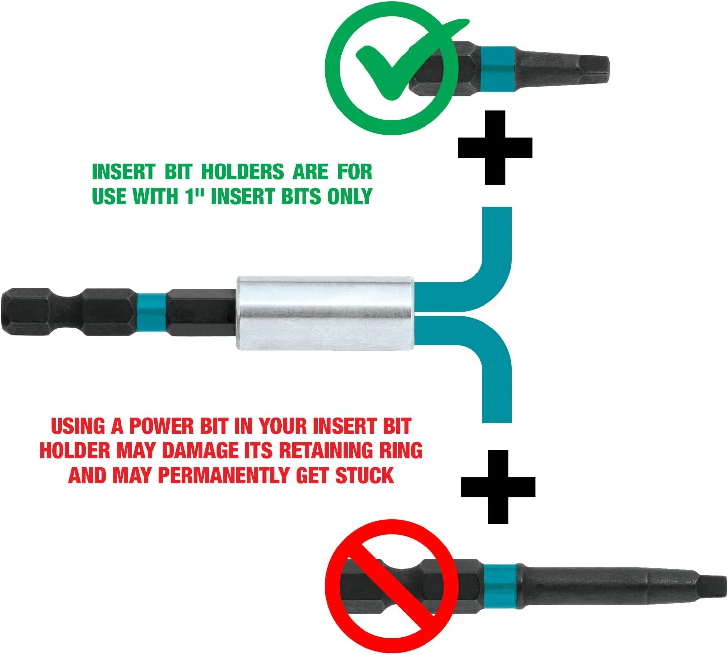 Makita A-96964, IMPACTX MAGNETIC BIT HOLDER 12" - Image 2