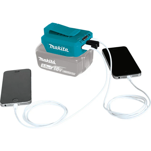 Makita ADP05, 14.4/18V USB Power Source Adapter - Image 2