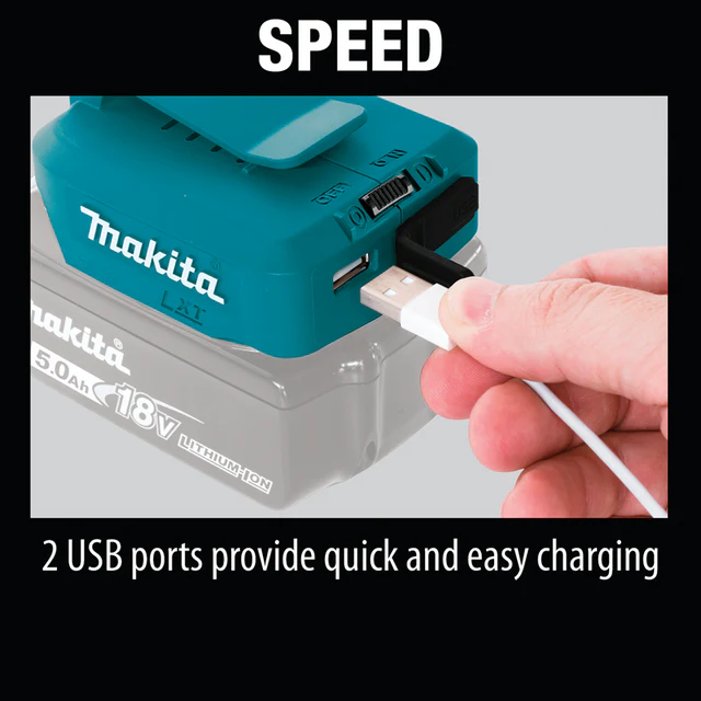 Makita ADP05, 14.4/18V USB Power Source Adapter - Image 3