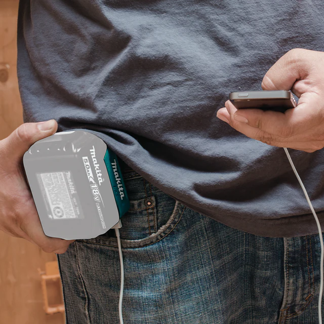 Makita ADP05, 14.4/18V USB Power Source Adapter - Image 4