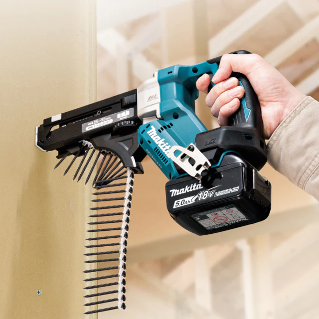 Makita DFR551ZX1, 18V LXT Brushless Cordless 2-3/16" Autofeed Screwdriver w/XPT (Tool Only) - Image 2