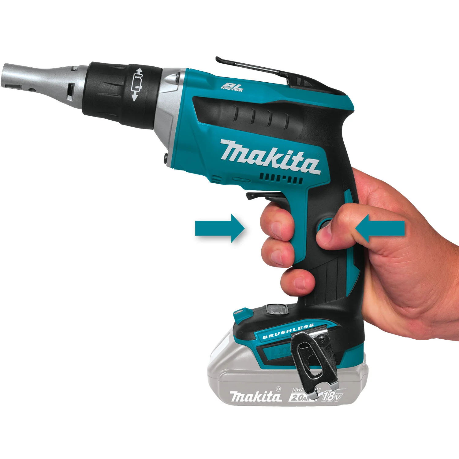 Makita DFS250Z, 1/4″ 18V Brushless 2,500 RPM Screwdriver - Image 9