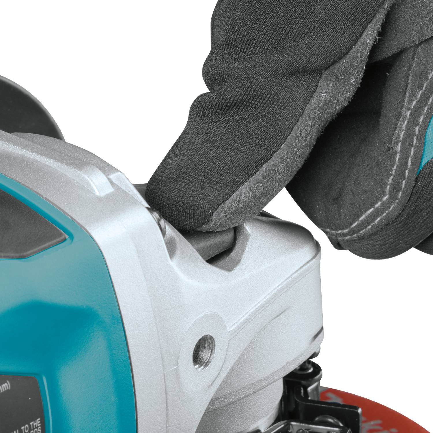 Makita DGA511Z, 18V LXT Brushless 5" Angle Grinder w/Thumb Switch (Tool Only) - Image 5
