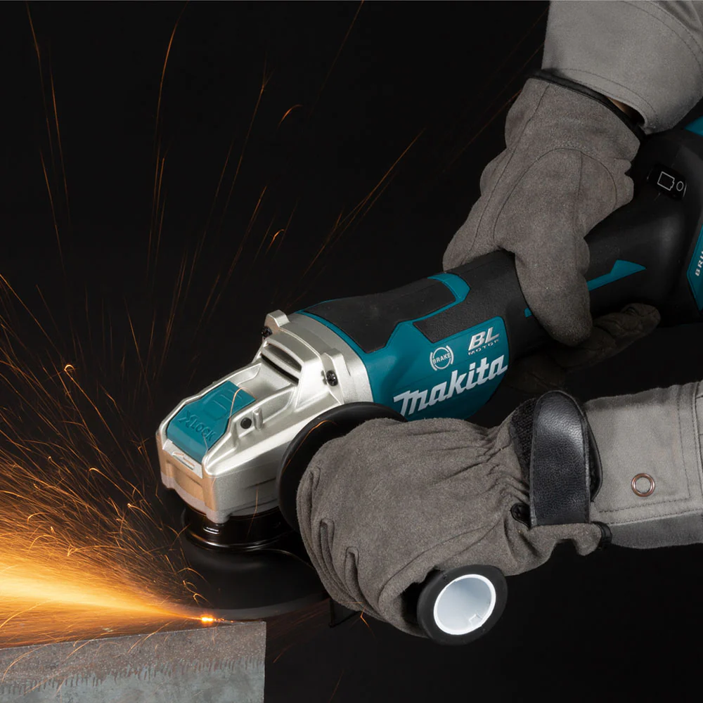 Makita DGA519Z, 18V LXT 5" Cordless Angle Grinder with X-Lock and Brushless Motor - Image 2