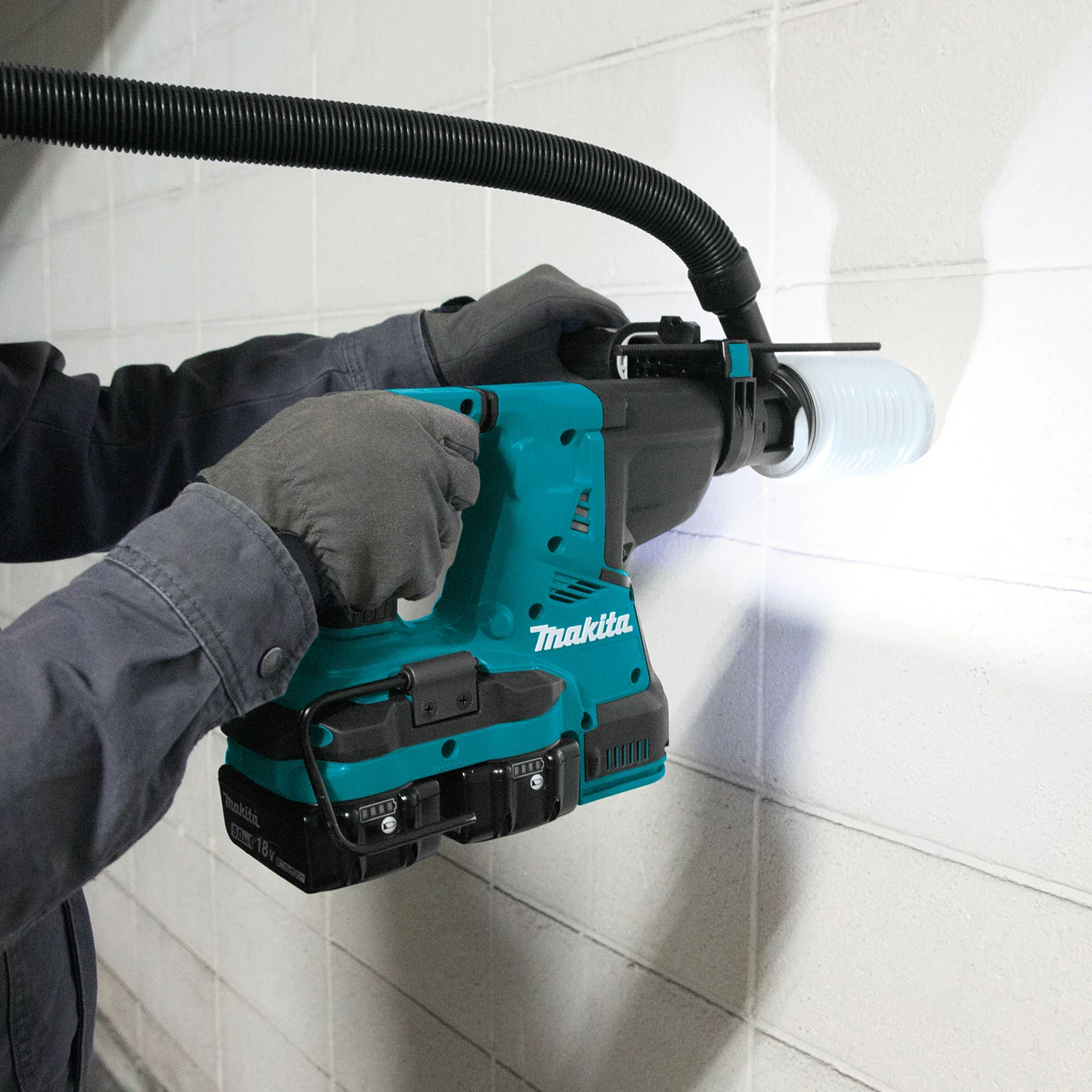 Makita DHR280Z, 36V (18Vx2) LXT Brushless Cordless 1-1/8" Rotary Hammer, SDS-Plus w/XPT & AVT (Tool Only) - Image 4