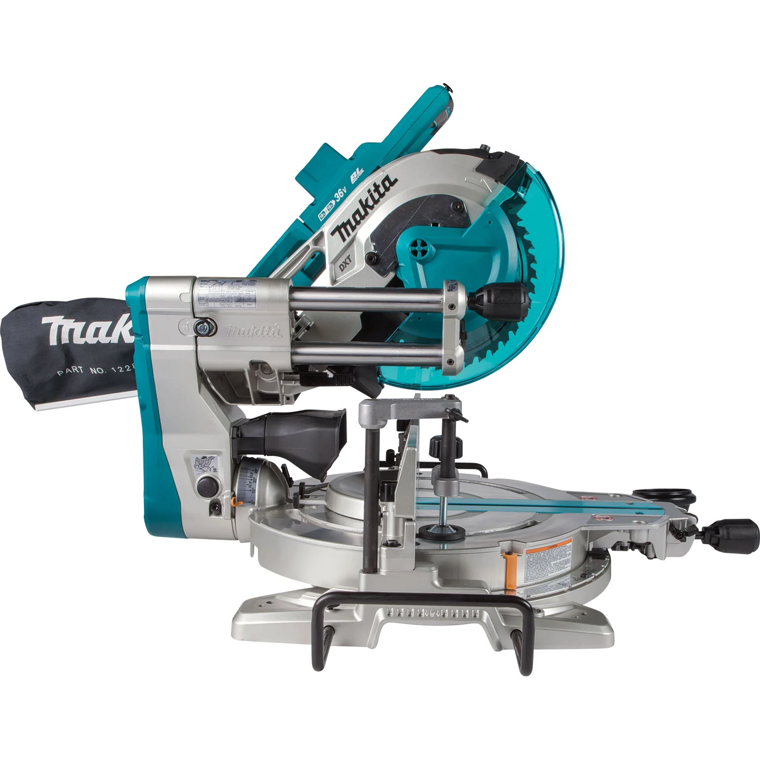 Makita DLS112Z, 18Vx2 LXT Brushless 10" Slide Compound Miter Saw w/Laser (Tool Only) - Image 4