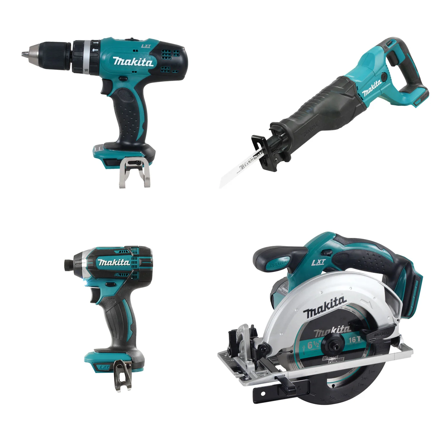 Makita DLX4057X1, 18V LXT 4-Tool Combo Kit (3.0 Ah) - Image 5