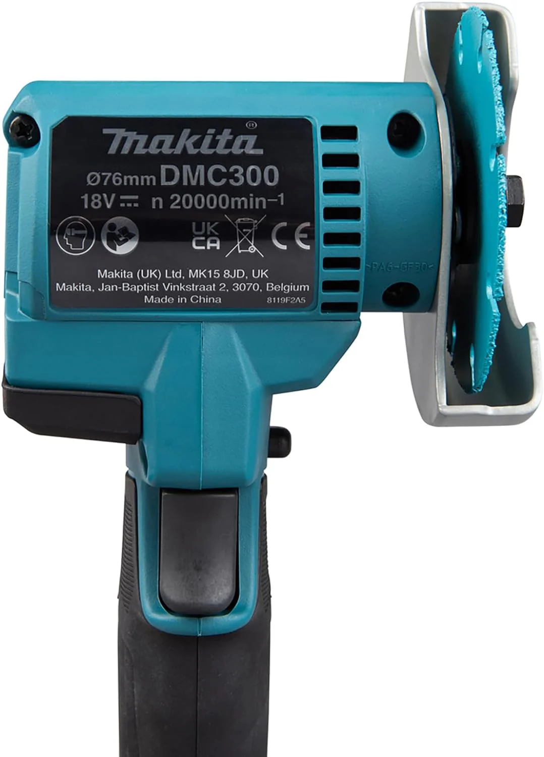 Makita DMC300Z, 18V LXT Brushless Cordless 3" Compact Cut-Off Tool with XPT & AFT (Tool Only) - Image 4