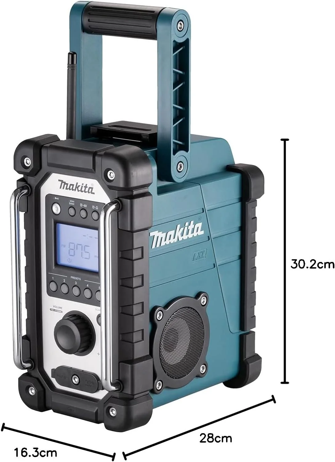 Makita DMR116, 18V LXT Cordless or Electric Jobsite Radio (Tool Only) - Image 9