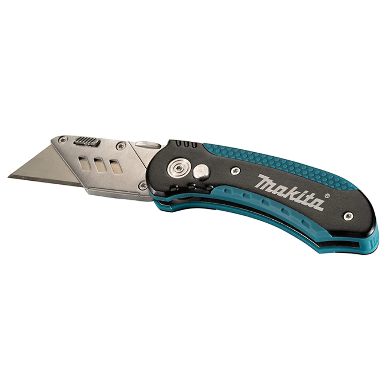 Makita E-10908, FASTBACK Folding Utility Knife w/ 10 Pc. Replacement Blades