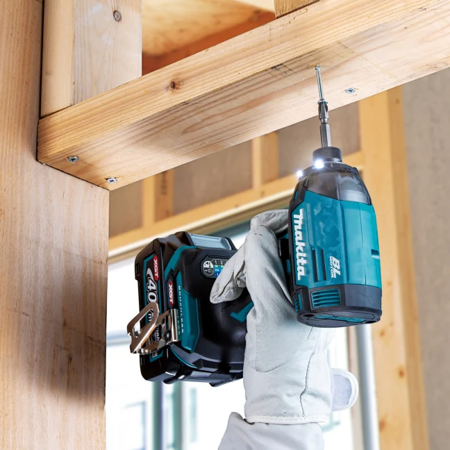 Makita TD002GZ01, 40V max XGT Brushless Cordless 1/4" Impact Driver (Tool Only) - Image 6