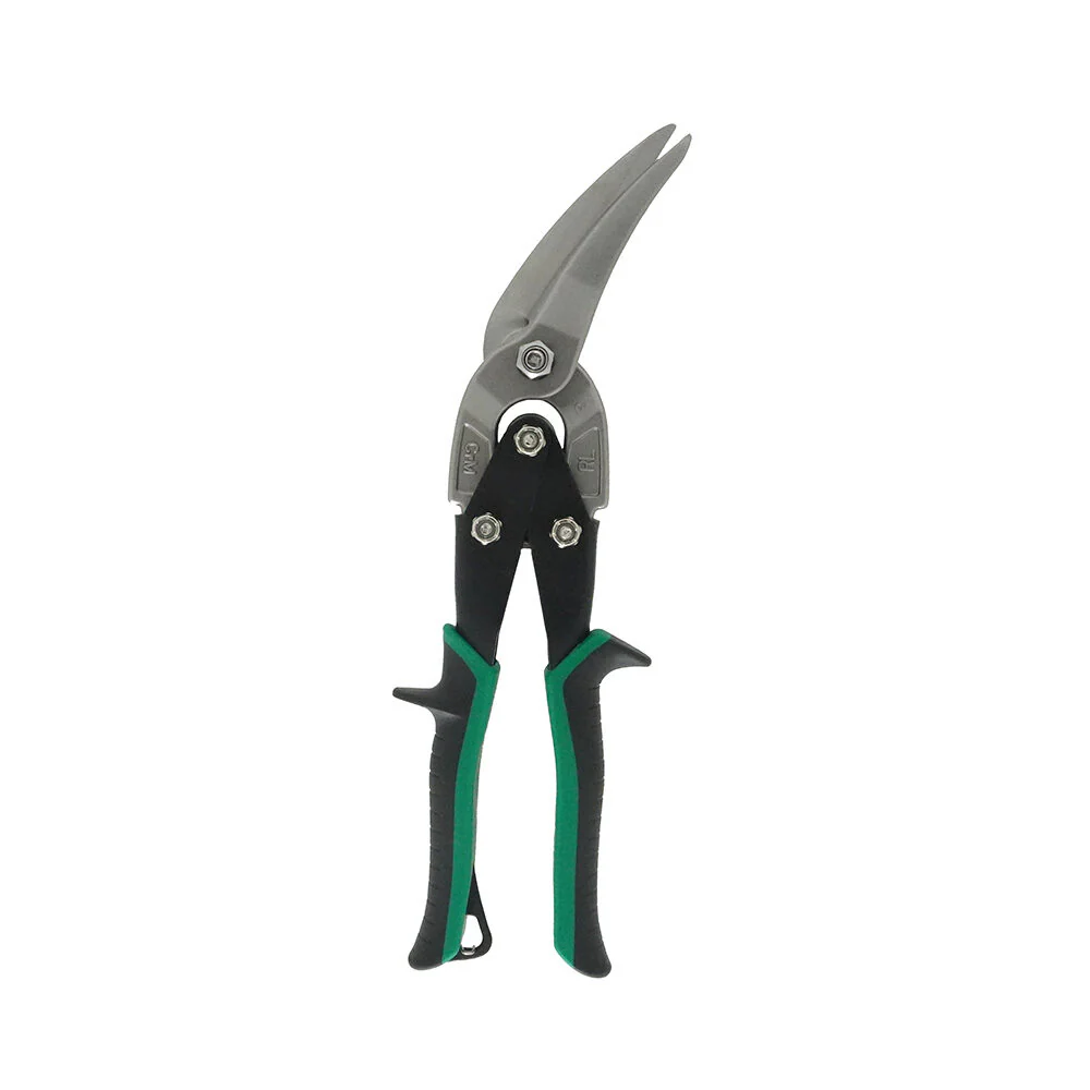 Malco AV73, Long Cut AVs® Metal Cutting Snip, Right Offset, 2-1/4″ Cut Length – Green Grip - Image 3