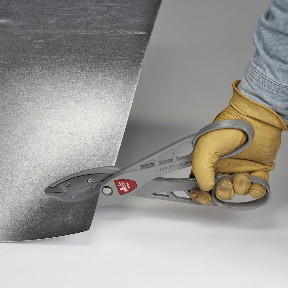 Malco M12A,  Andy Classic Aluminum Handled Snips Straight Cut 12″ - Image 2