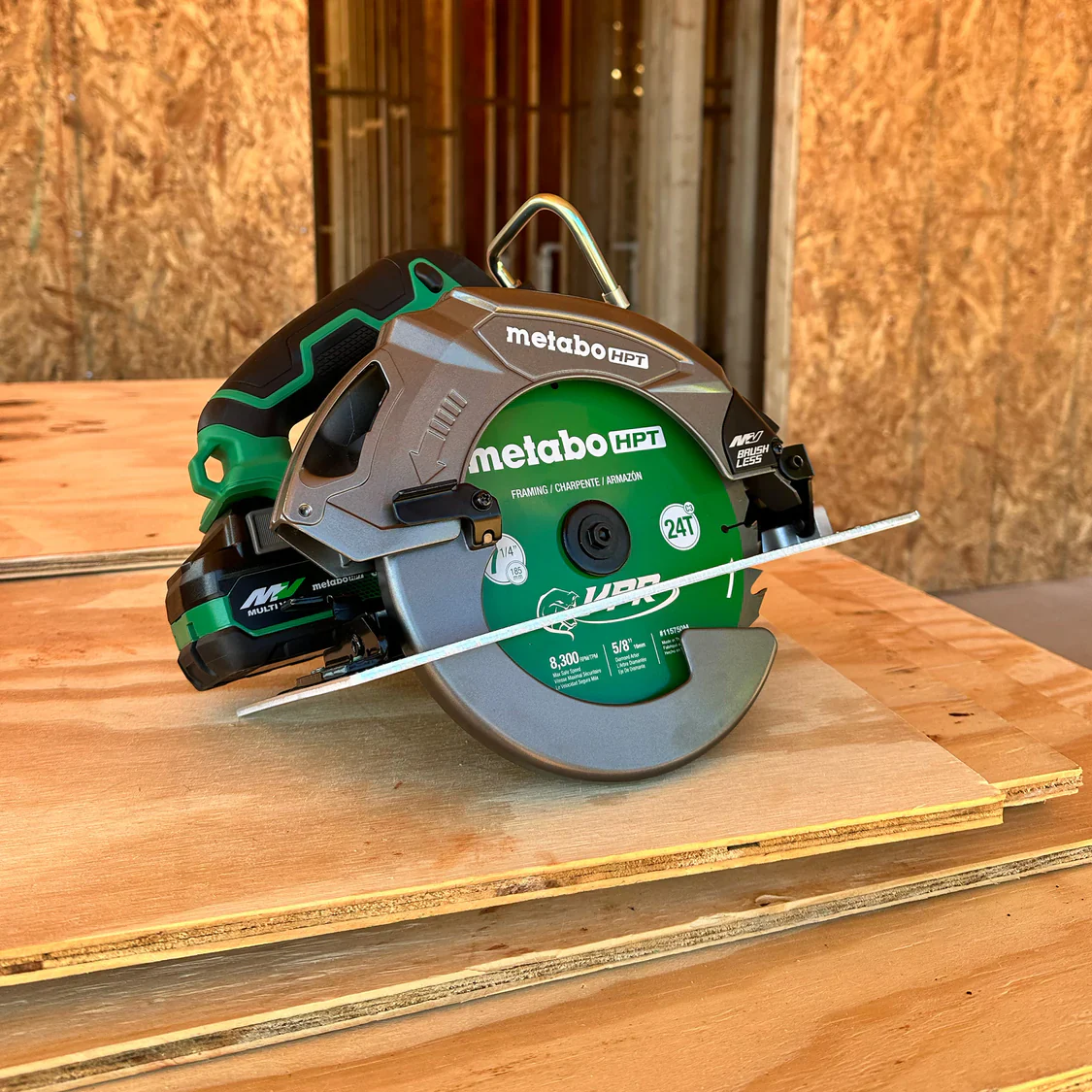 Metabo HPT C3607DBQ4M, 36V MultiVolt™ 7-1/4 Inch Cordless Circular Saw (Tool Only) - Image 4