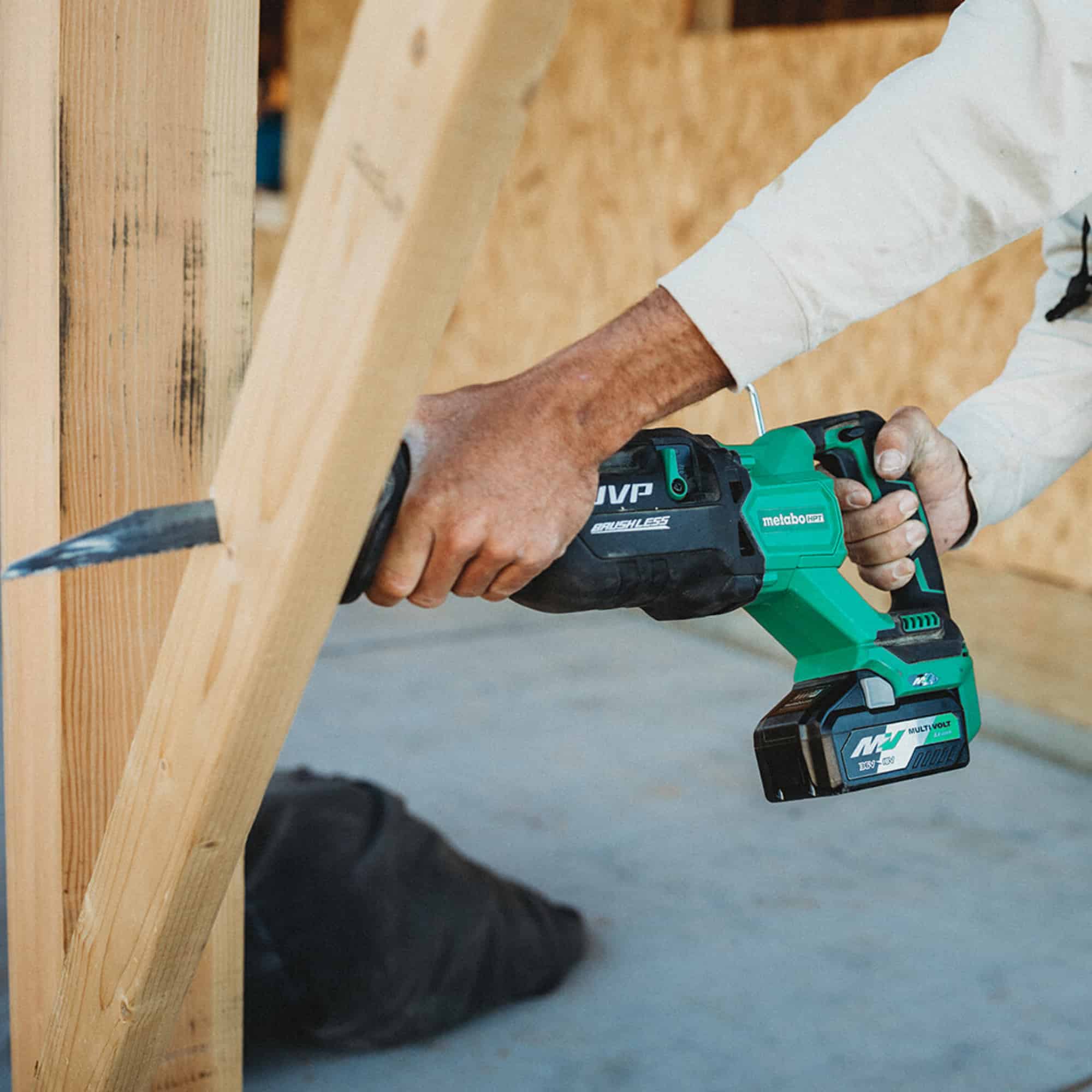 Metabo HPT CR36DAQ4M, MultiVolt™ 36V Cordless Reciprocating Saw (Tool Body Only) - Image 3
