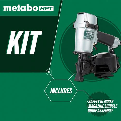 Metabo HPT NV45AB2, 1-3/4'' Coil Roofing Nailer - Image 5