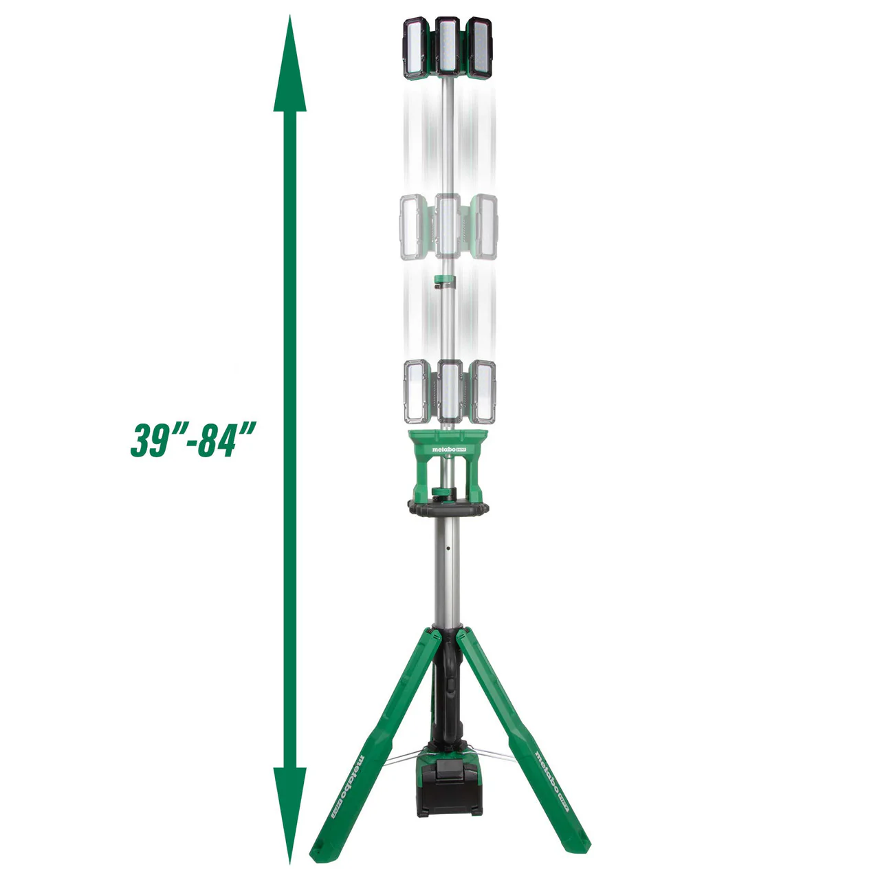 Metabo HPT UB18DGQ4M, 18V MultiVolt Cordless 4,000 Lumen LED Tripod Site Light - Image 7
