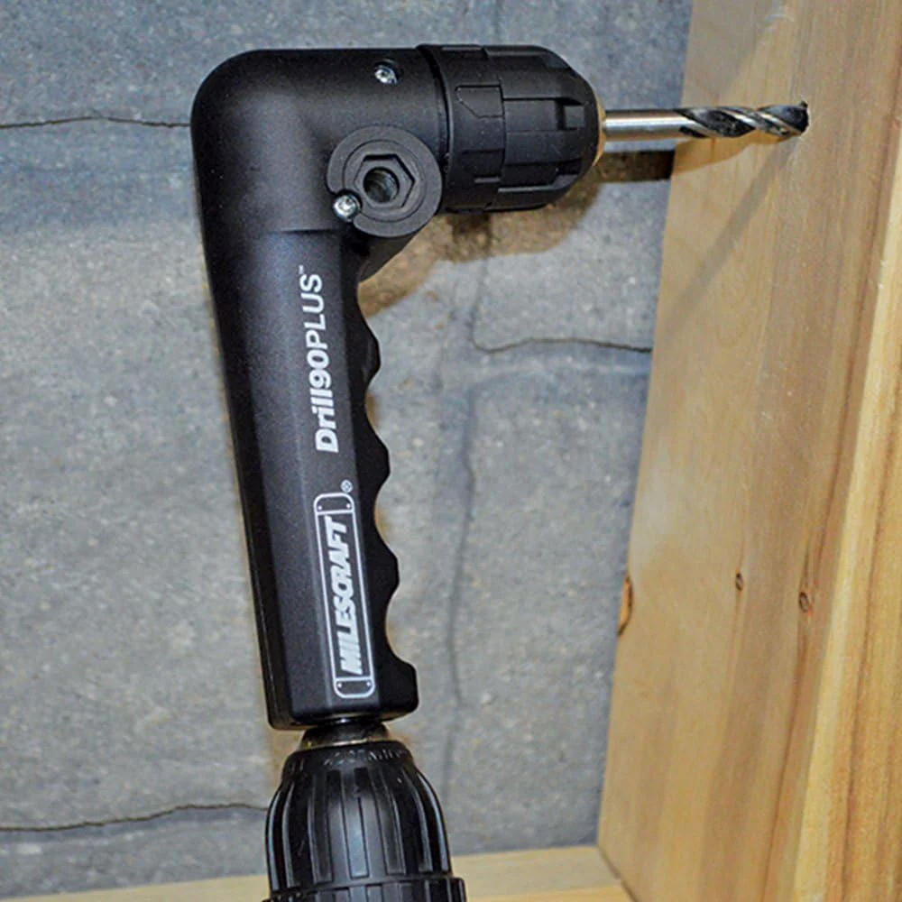Milescraft 1304, Drill90 PLUS, Right Angle Drill Attachment with Keyless Chuck - Image 5