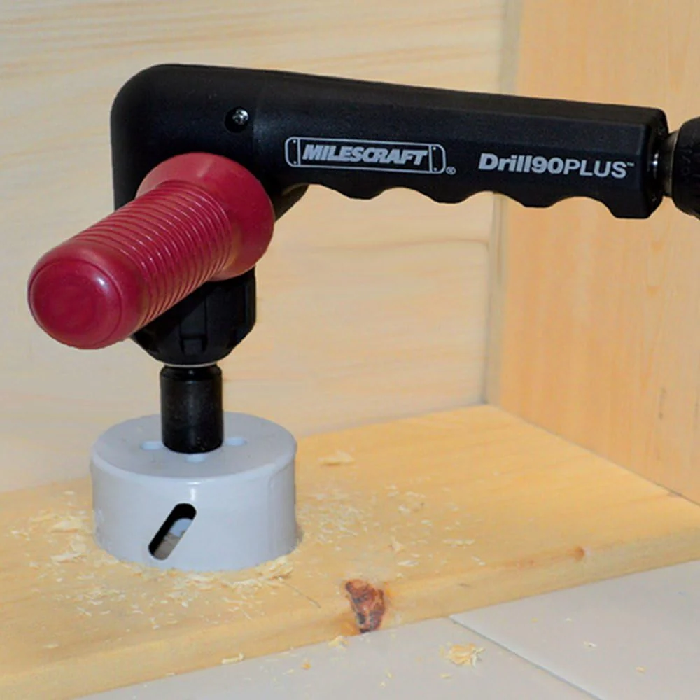 Milescraft 1304, Drill90 PLUS, Right Angle Drill Attachment with Keyless Chuck - Image 6