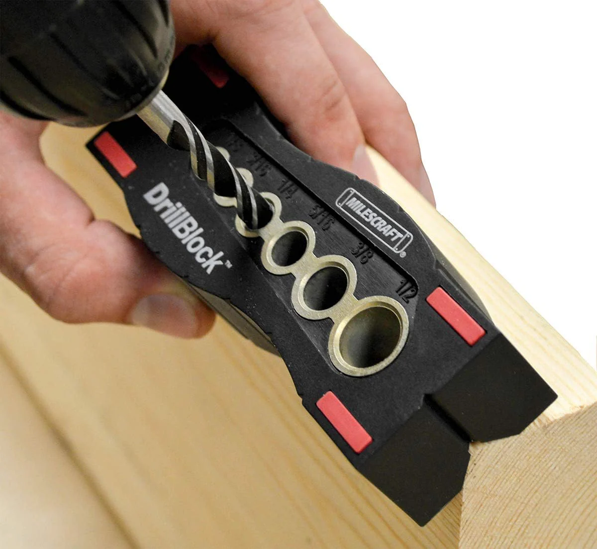 Milescraft 1312, Drill Block (Imperial) Handheld Drilling Guide - Image 2